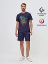 Мужской костюм с шортами / Динозавр Рэкс Тирэкс