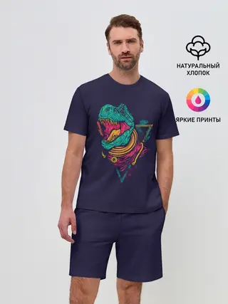 Мужской костюм с шортами / Динозавр Рэкс Тирэкс