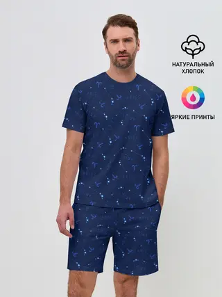 Мужской костюм с шортами / Овен