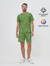 Мужской костюм с шортами / Черника