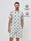 Мужской костюм с шортами / Рыбы