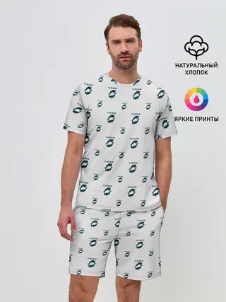 Мужской костюм с шортами / Рыбы