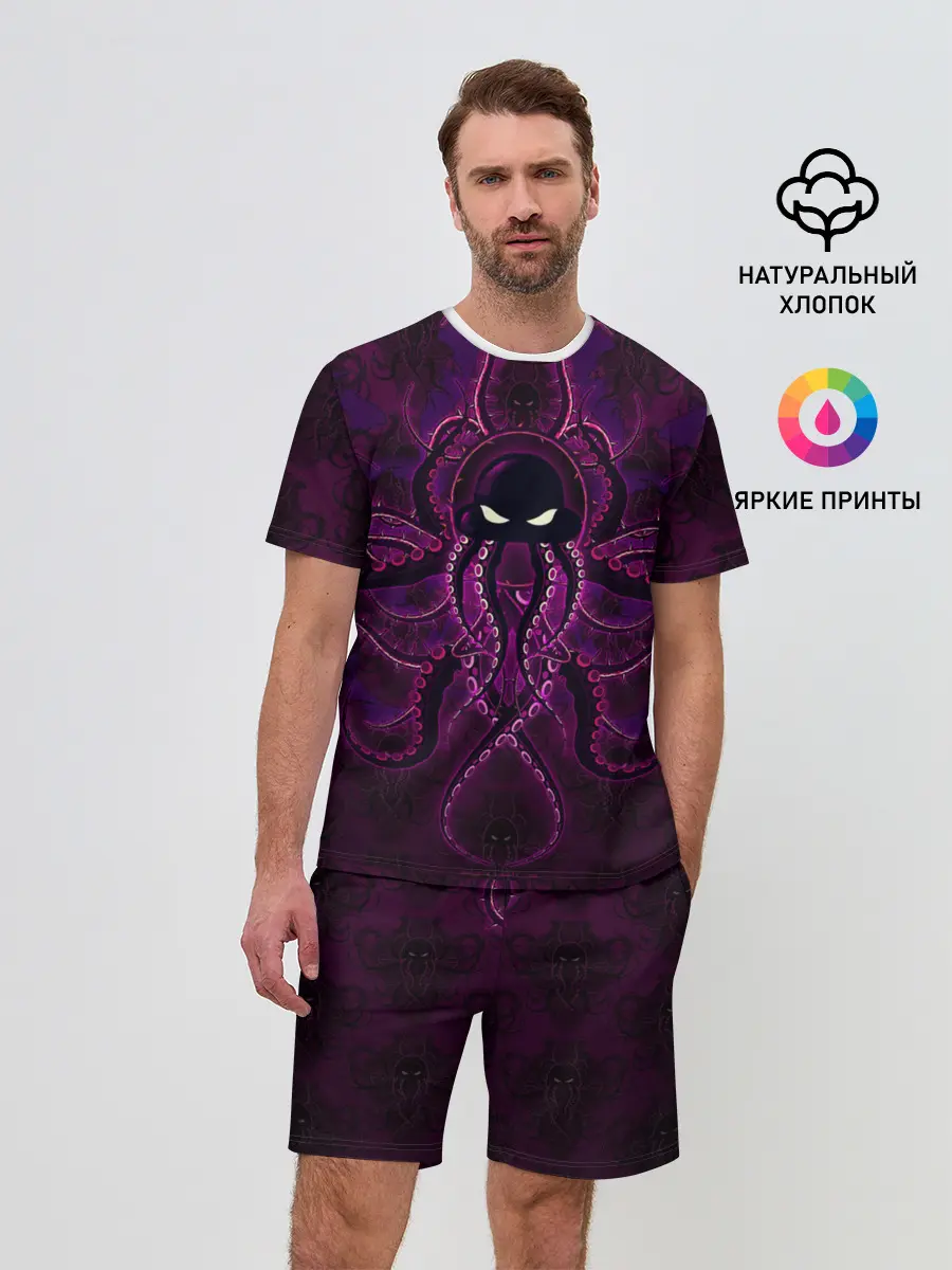 Мужской костюм с шортами / octopus | осьминог