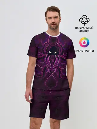 Мужской костюм с шортами / octopus | осьминог