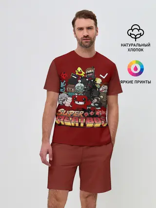 Мужской костюм с шортами / Super meat boy
