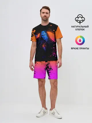 Мужской костюм с шортами / Ведьмак в таверне
