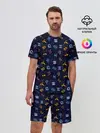Мужской костюм с шортами / Знаки Зодиака
