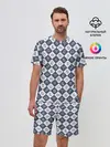 Мужской костюм с шортами / Знаки Зодиака