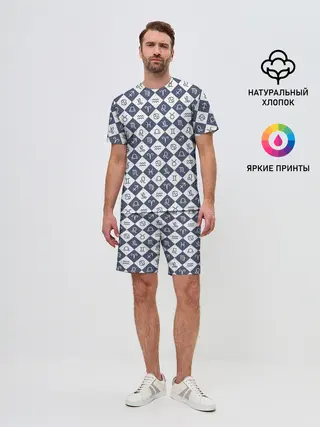 Мужской костюм с шортами / Знаки Зодиака