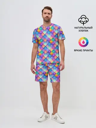 Мужской костюм с шортами / Знаки Зодиака