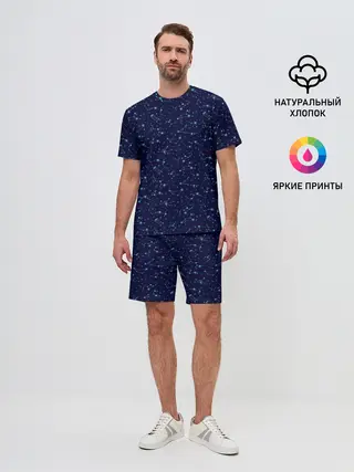 Мужской костюм с шортами / Знаки Зодиака