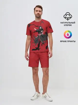Мужской костюм с шортами / Итачи И Вороны