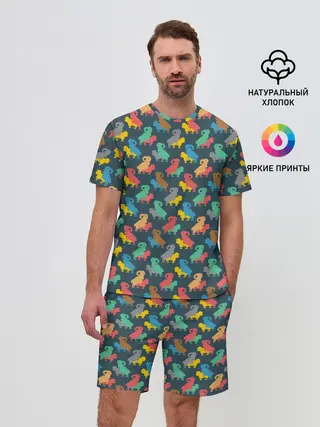Мужской костюм с шортами / Овен