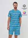 Мужской костюм с шортами / Знаки Зодиака