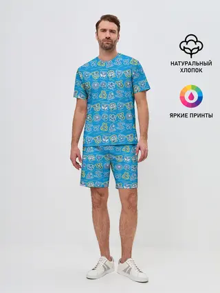 Мужской костюм с шортами / Знаки Зодиака