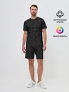 Мужской костюм с шортами / Геометрия паттерн