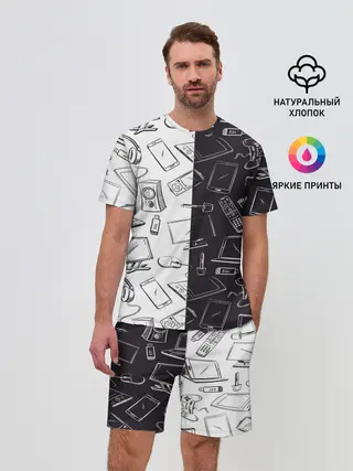 Мужской костюм с шортами / Гаджеты
