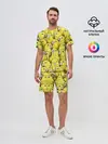 Мужской костюм с шортами / Попугаи