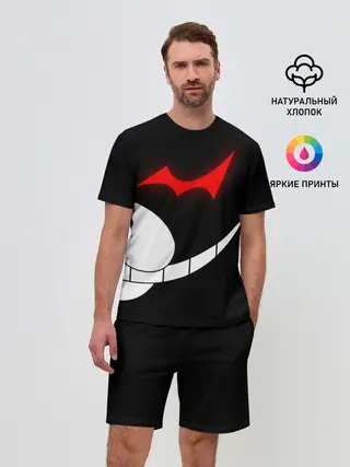 Мужской костюм с шортами / monokuma пол лица