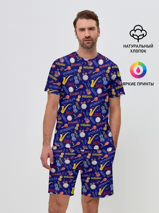 Мужской костюм с шортами / Музыкант