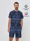 Мужской костюм с шортами / Русские народные узоры
