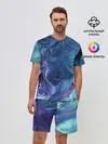 Мужской костюм с шортами / Абстракция