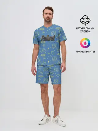 Мужской костюм с шортами / Фаллаут Арт