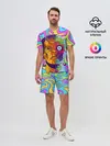 Мужской костюм с шортами / Психоделический Франкенштейн