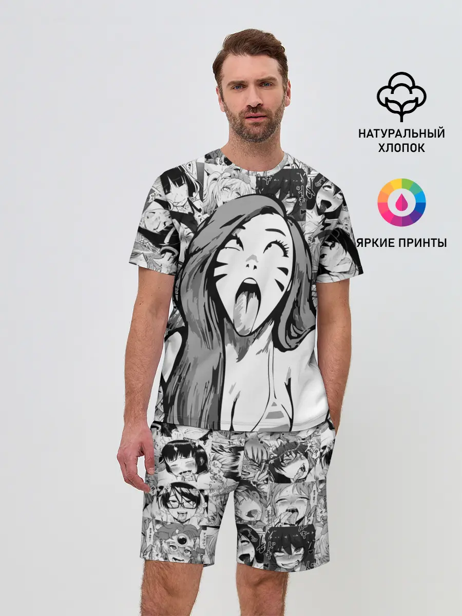 Мужской костюм с шортами / Belle Delphine Ahegao