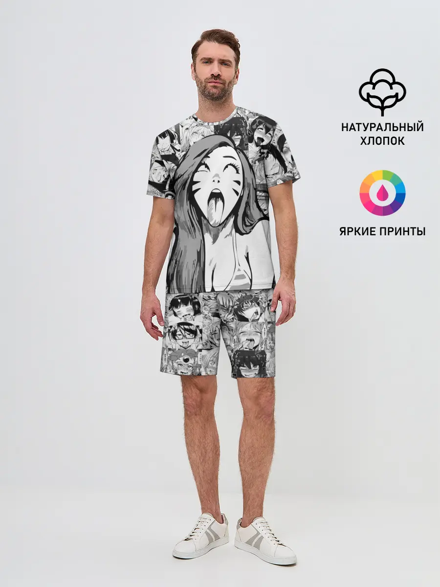 Мужской костюм с шортами / Belle Delphine Ahegao