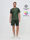 Мужской костюм с шортами / Кожа Крокодила