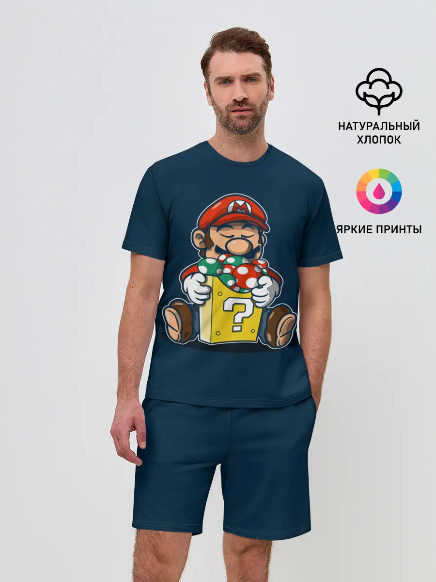 Мужской костюм с шортами / Марио