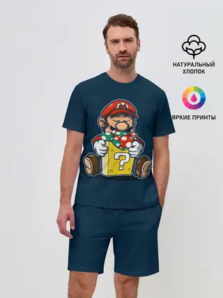 Мужской костюм с шортами / Марио