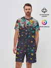 Мужской костюм с шортами / Самолётики