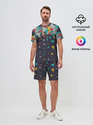 Мужской костюм с шортами / Самолётики