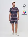 Мужской костюм с шортами / Русские народные узоры