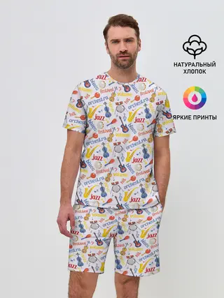 Мужской костюм с шортами / Музыка
