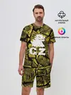 Мужской костюм с шортами / годзилла