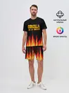 Мужской костюм с шортами / годзилла