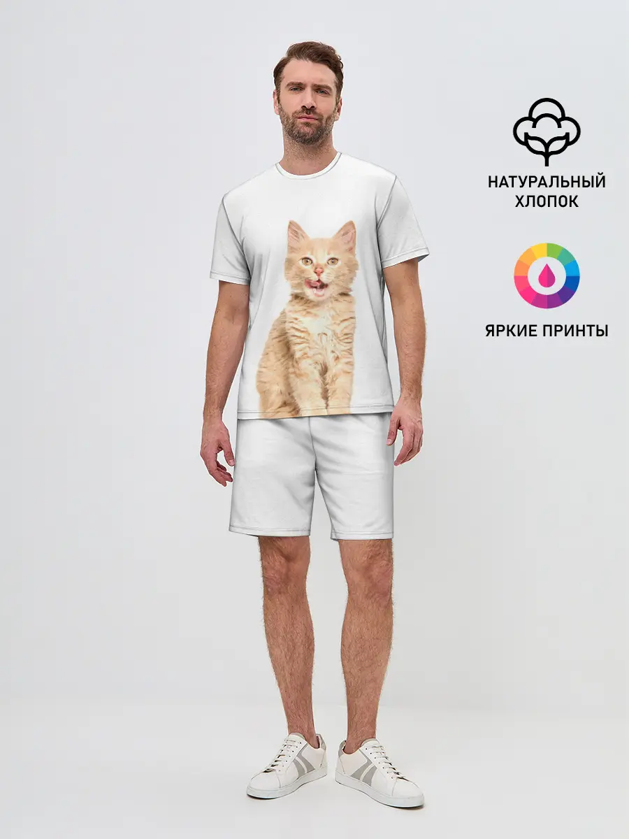 Мужской костюм с шортами / Кошечка