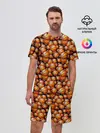 Мужской костюм с шортами / Баскетбольные Мячи