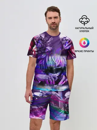 Мужской костюм с шортами / Ретро Рейв Гуль
