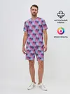 Мужской костюм с шортами / Котята