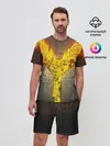 Мужской костюм с шортами / Неоновая внутренность 3D
