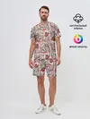 Мужской костюм с шортами / Кинетическая скульптура.