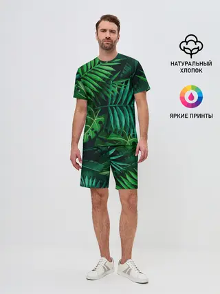 Мужской костюм с шортами / Сочные тропики