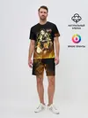 Мужской костюм с шортами / Танджиро Камадо в огне