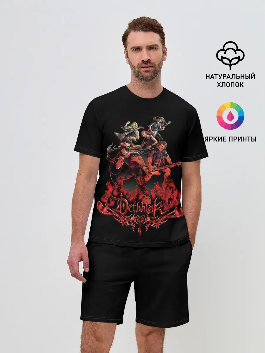 Мужской костюм с шортами / Dethklok concert