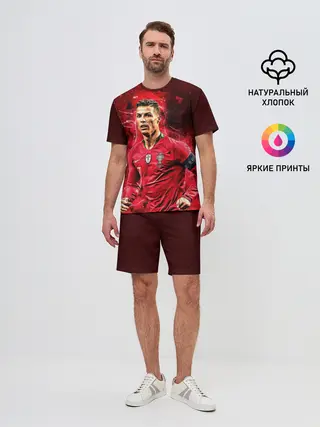 Мужской костюм с шортами / Криштиану Роналду