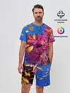 Мужской костюм с шортами / Коралловые рыбки
